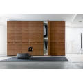 Sandalwood Surface Melamine Bedroom Wardrobe for Project